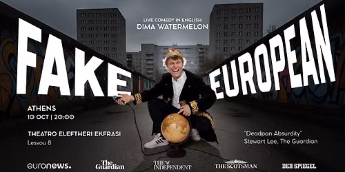 Dima Watermelon: Fake European | Stand-Up Comedy in Athens