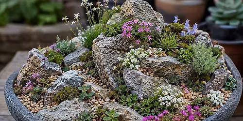 Building a Tabletop Crevice Garden