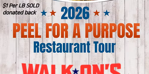 Walk On's stop of the 2026 Peel For A Purpose Restaurant Tour
