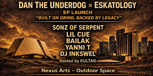 VOICES OF RECONCILIATION 3 + DAN THE UNDERDOG X ESKATOLOGY EP LAUNCH