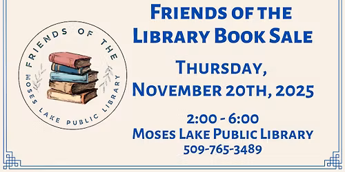 Friends of the Moses Lake Library Book Sale