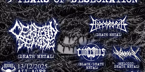 5 Years Of Desecration - Certain Demise Anniversary Gig