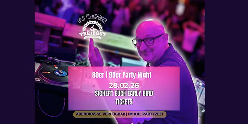 80er\/ 90er Party Caf\u00e9 Treibgut Magdeburg 28.02.26
