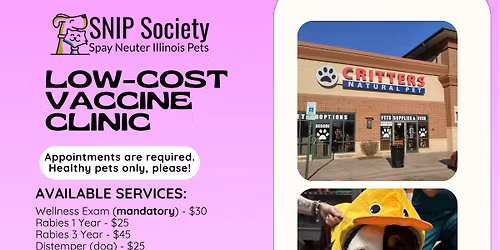 Low Cost Vaccine Clinic - South Elgin