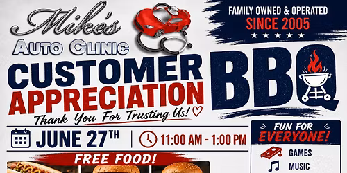 Mikes Customer Appreciation BBQ