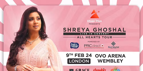 Shreya Ghoshal London Tickets