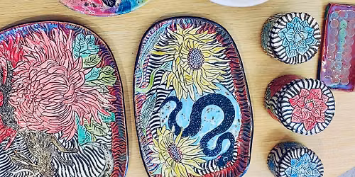 Ceramic Carving - Pie Plates \ud83e\udd63 Tallado en Cer\u00e1mica: Platos para Pays
