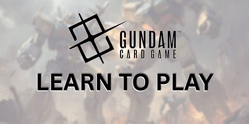 Gundam TCG: Learn to Play