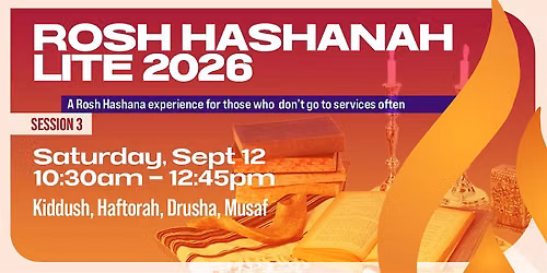 Rosh Hashanah Lite - Session #3