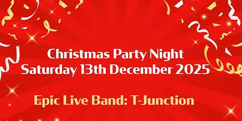 \ud83c\udf84 Festive Party Nights 2025 at Kilconquhar Castle Estate \ud83c\udf84- Live Band - T-Junction