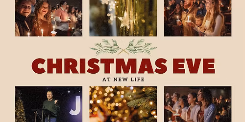 Christmas Eve Service 3pm, 4pm, 5:30pm