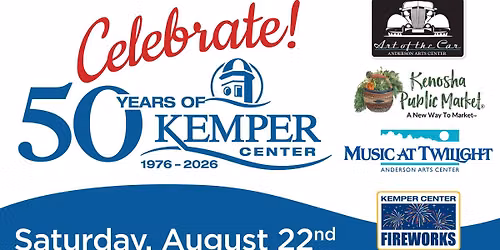 Kemper Center 50th Anniversary: Car Show, Market, Live Music & Fireworks