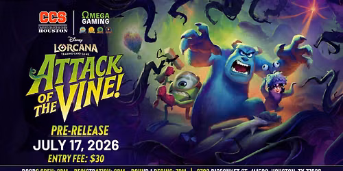 Lorcana Attack of the Vine Pre Release