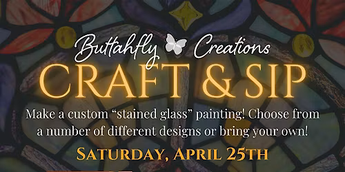"Stained Glass" Painting Class
