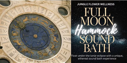 Full Moon in Aries Hammock Sound Bath | Healing Wellness Relaxation
