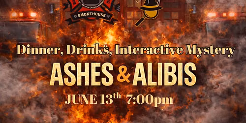 Ashes & Alibis Mystery Night at Station 8 BBQ