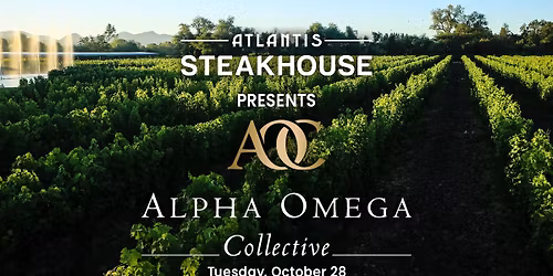 Alpha Omega Winery Dinner