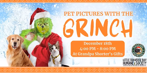 Pet Pictures with the Grinch