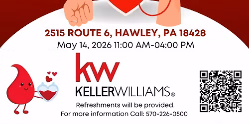 Keller Williams Blood Drive with the American Red Cross