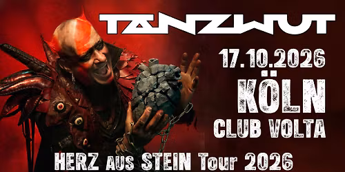 Tanzwut - Herz aus Stein Tour 2026 K\u00f6ln
