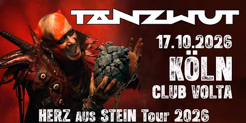 Tanzwut - Herz aus Stein Tour 2026 K\u00f6ln