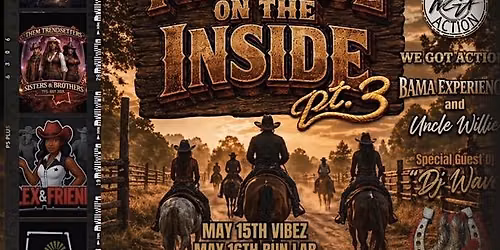 TRAIL-RIDE ON THE INSIDE PTS 3 Friday MAY 15th