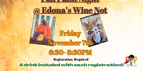 Fall Paint Night at Edona\u2019s Wine Not