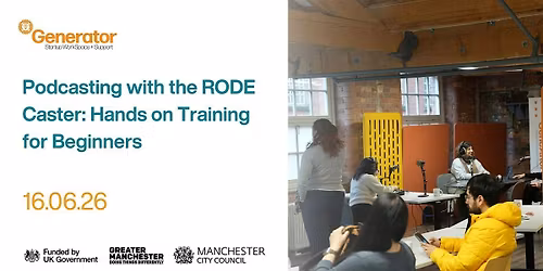 Podcasting with the RODE Caster: Hands on training for beginners