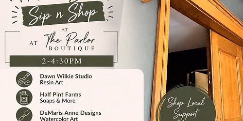 Sip n Shop - Summer Artisan Series