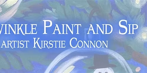 Holiday Twinkle Paint and Sip