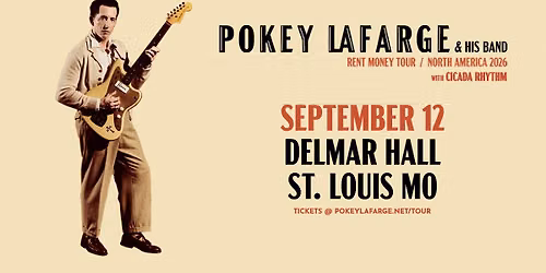 Rent Money Tour - Pokey LaFarge at Delmar Hall