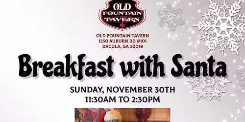 'Breakfast With Santa' Brunch \ud83c\udf85\ud83e\udd42