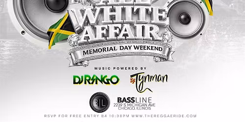 REGGAE SUNDAYS The #1 Caribbean Weekly Party!!! MDW ALL White 5\/24\/26