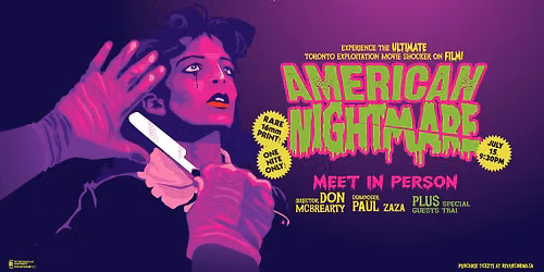 Horror-Rama: AMERICAN NIGHTMARE - Presented on 16mm with Director & special guests in attendance! 