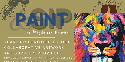 Paint & Sip:  Celebrate 2025!  Year-end functions