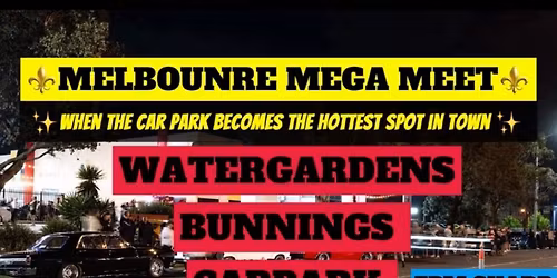 Watergardens Bunnings Car meet.\ud83d\udd25