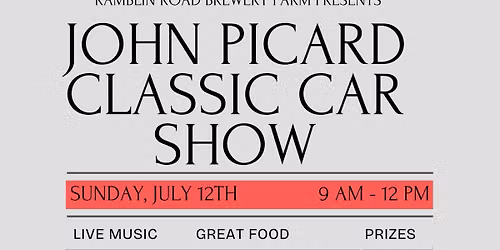 2026 John Picard Classic Car Show