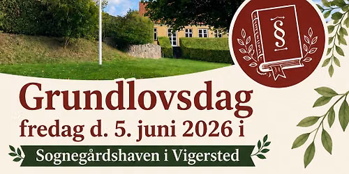 Grundlovs dag i Vigersted sognehave