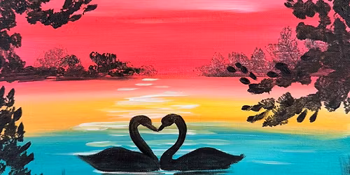 Kid's Sunset Swans