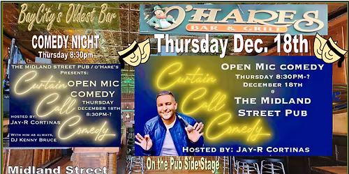 COMEDY NIGHT- Open Mic Comedy at OHare's on Midland Street