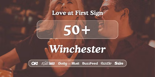 50+ Singles Night @ Stable Winchester| Love at First Sign