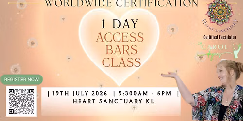 Access Bars Practitioner Training @ Heart Sanctuary, KL with Carol D