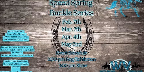 April Speed Show & Spring Buckle Series