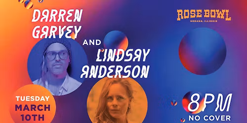 Darren Garvey + Lindsay Anderson live at the Rose Bowl Tavern