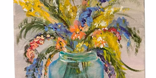 Coffee and Canvas WIld Flower Bouquet