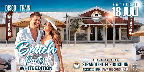 DISCO-TRAIN BEACH PARTY WHITE EDITION - KIJKDUIN (juli)