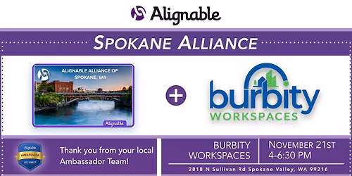 Spokane Alliance + Burbity = \ud83e\udd73