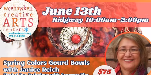 Spring Colors Gourd Bowls with Janice Reich