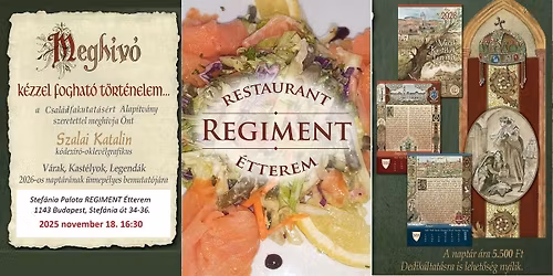 Csal\u00e1dfa Vacsora \u00e9s Szalai Katalin napt\u00e1rbemutat\u00f3ja