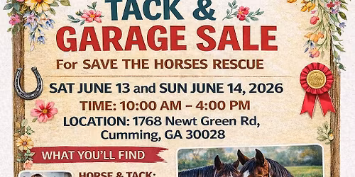 STH - Summer Tack & Garage Sale PLUS U-Pick Zinnia Flowers